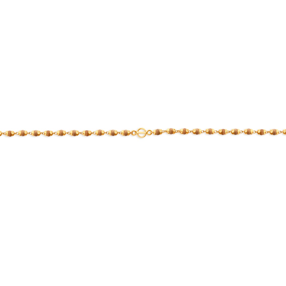 Tulsi Bead Gold Kanthi,,hi-res image number null