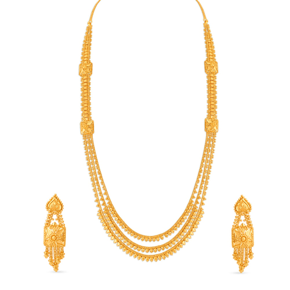 Enchanting Graceful Gold Rani Haar,,hi-res image number null