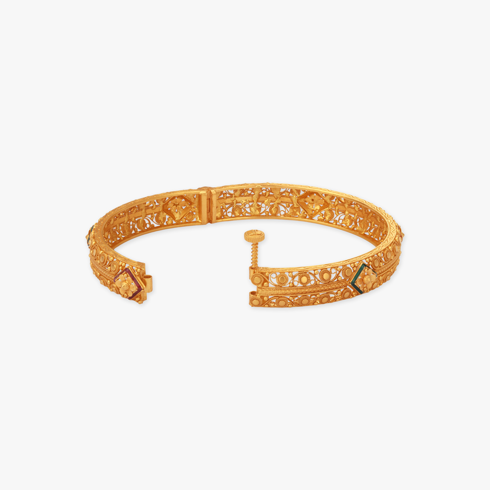 Twilight Hues Gold Bangle,,hi-res image number null
