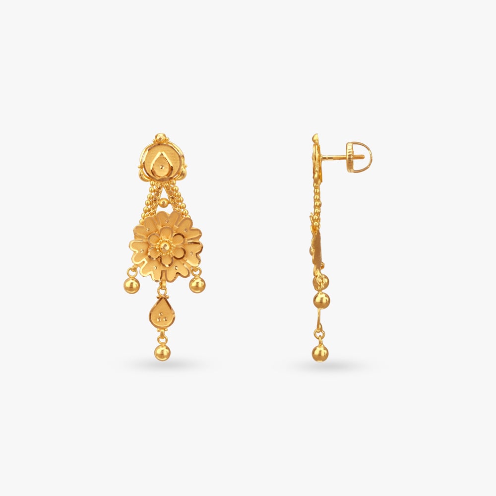 Blossom Crest Gold Necklace Set,,hi-res image number null