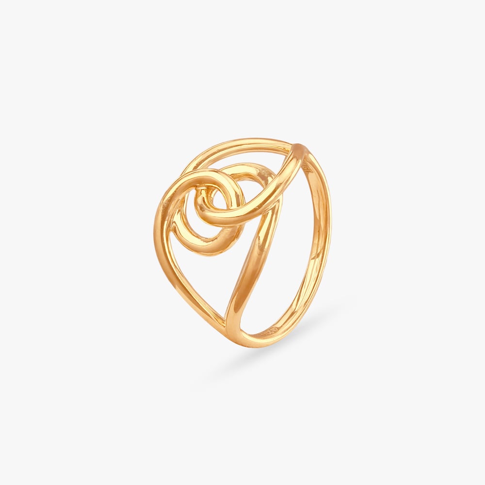 

Orbit Knot Gold Ring