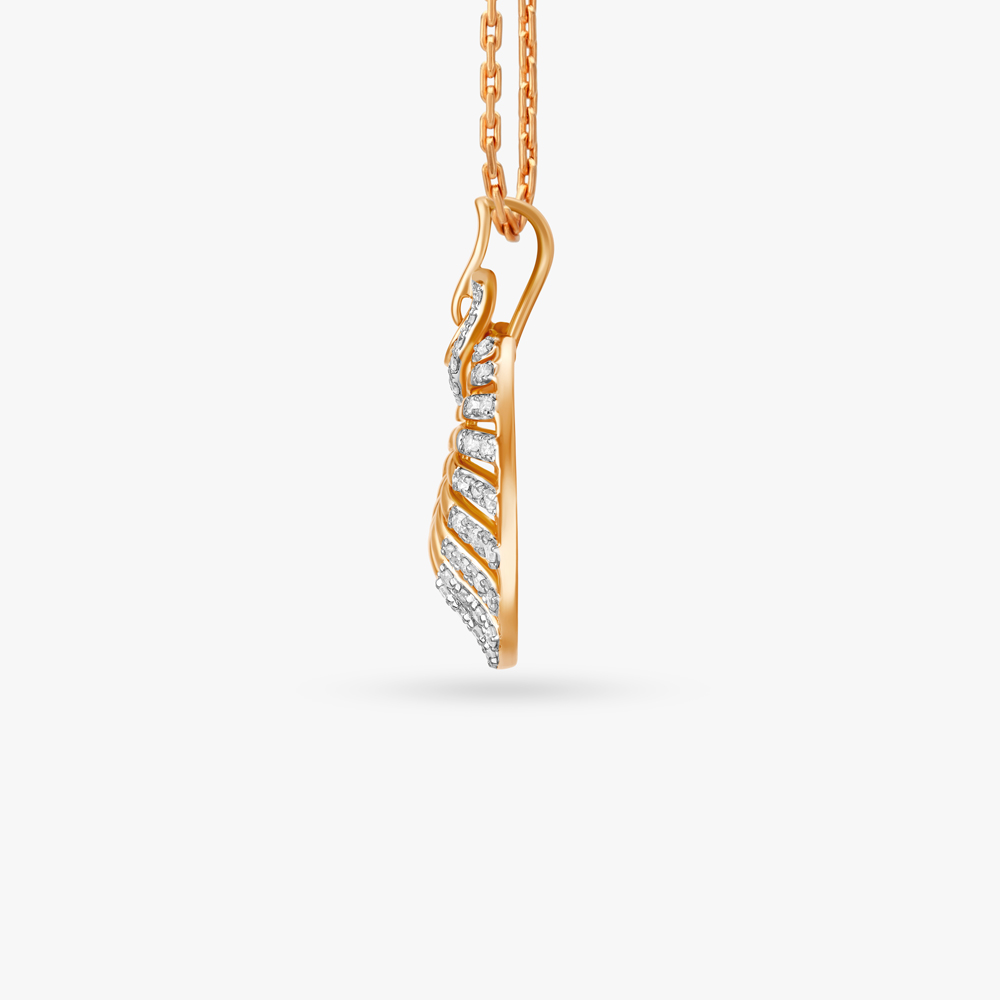 Classic Glam Diamond Pendant and Earrings Set,,hi-res image number null