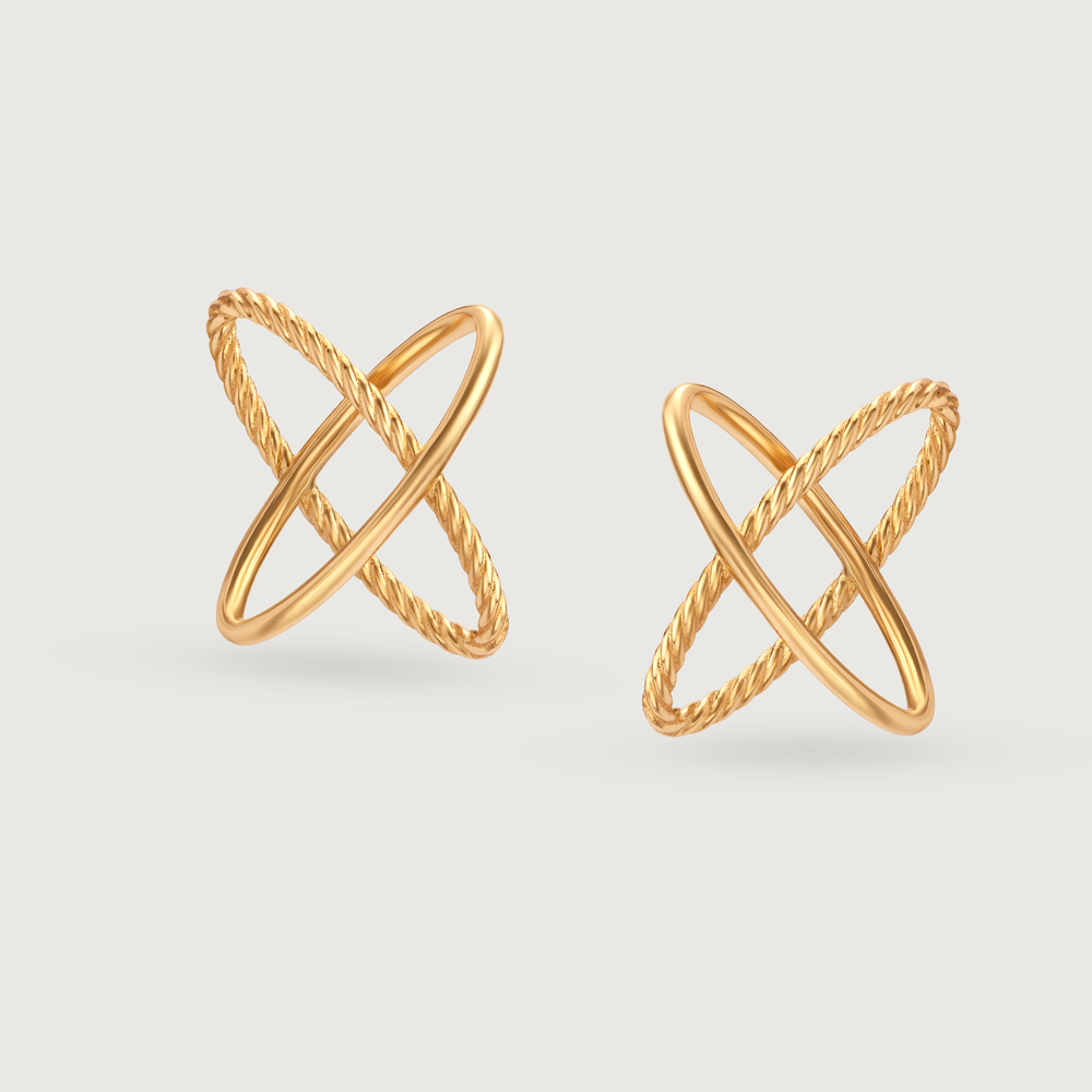 A Graceful Ode To The Cosmos 18KT Stud Earrings,,hi-res image number null