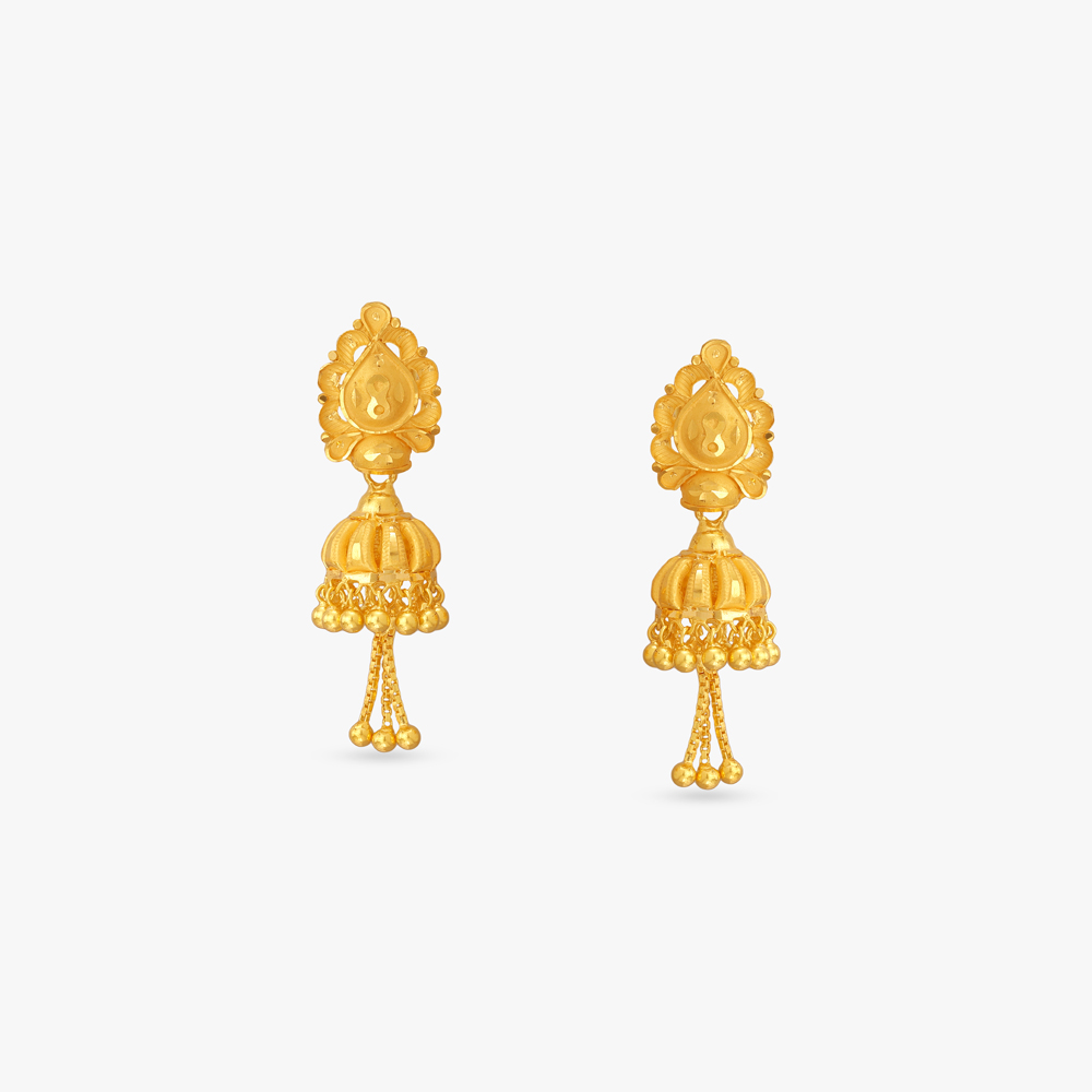 Royal Paisley Bridal Jhumkas,,hi-res image number null