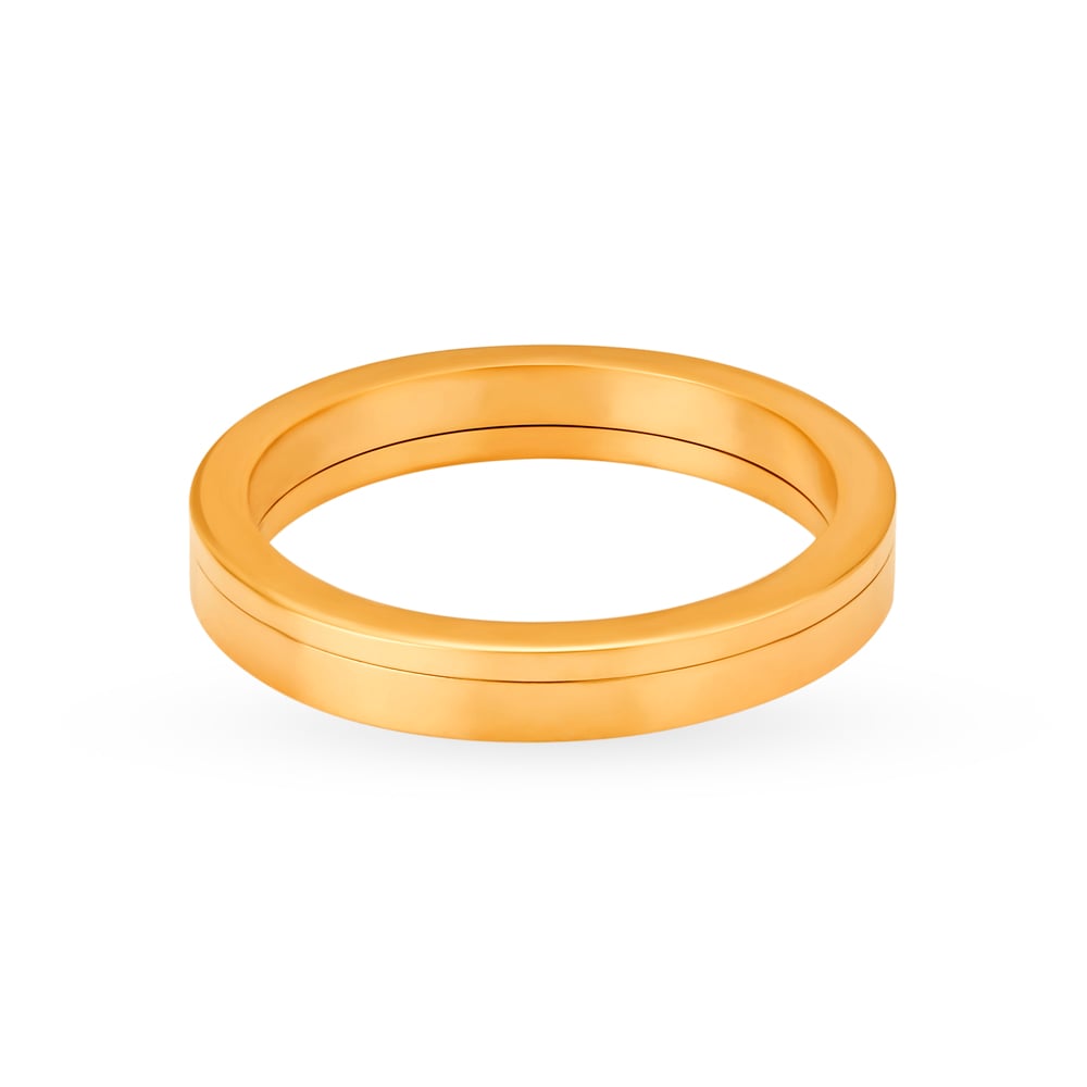 Brilliant 22 Karat Yellow Gold Finger Ring,,hi-res image number null
