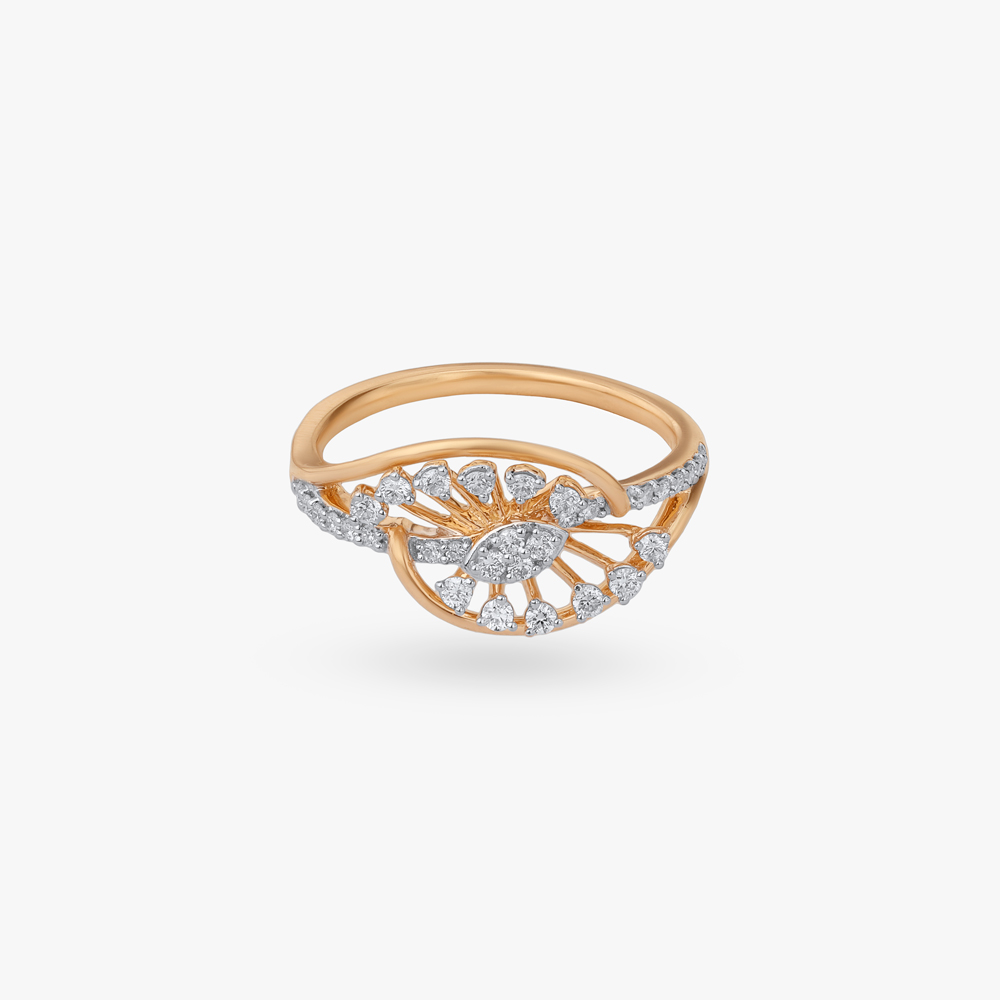 Leaf Whispers Diamond Ring,,hi-res image number null