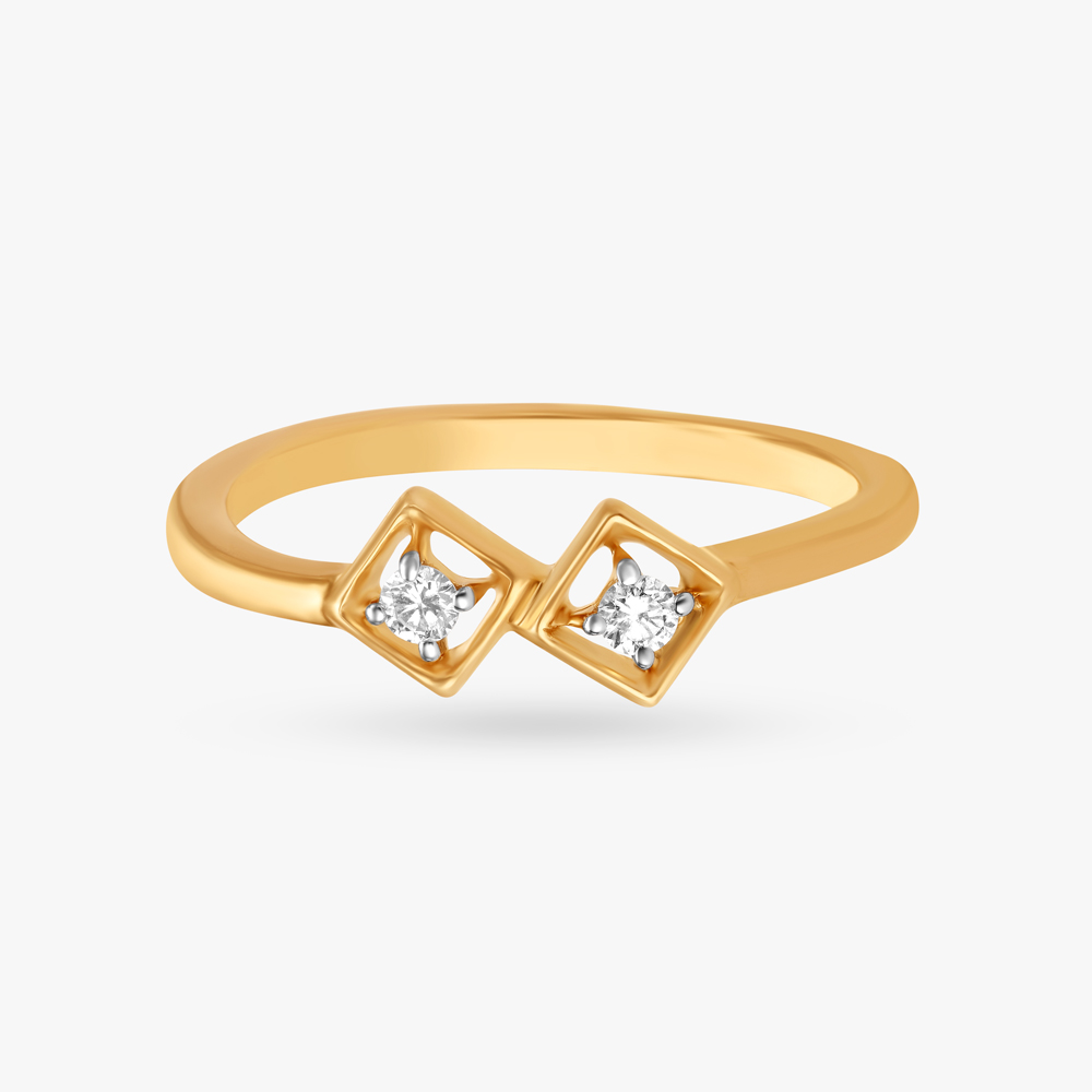 Sublime Geometric Diamond Ring,,hi-res image number null
