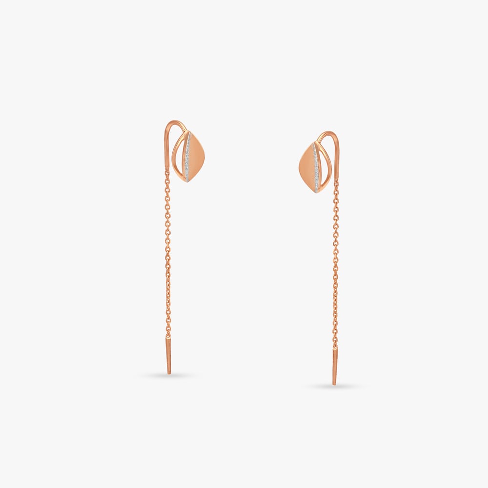 Echo Drift Diamond Drop Earrings,,hi-res image number null