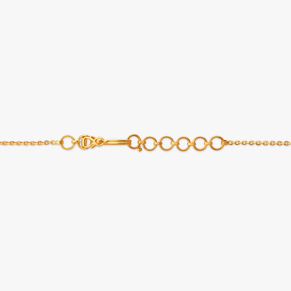 Cluster Gold Pendant with Chain and Earrings Set,,hi-res image number null