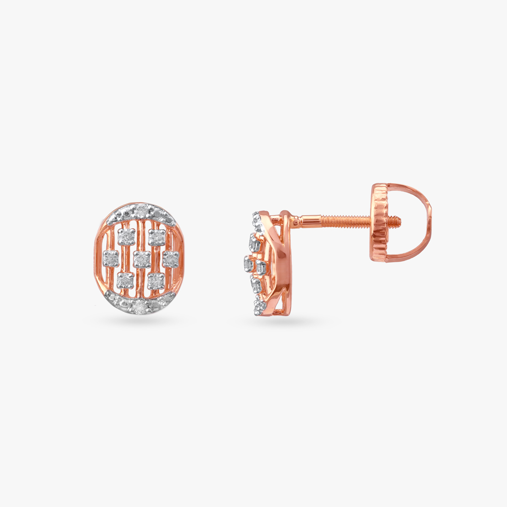 Oval Brilliance Diamond Stud Earrings,,hi-res image number null