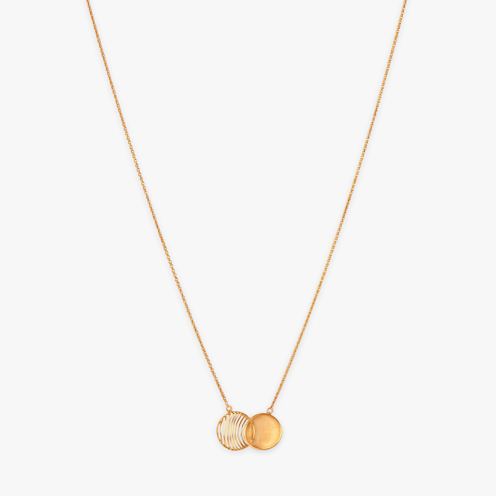 Sculpted Layers Gold Necklace,,hi-res image number null