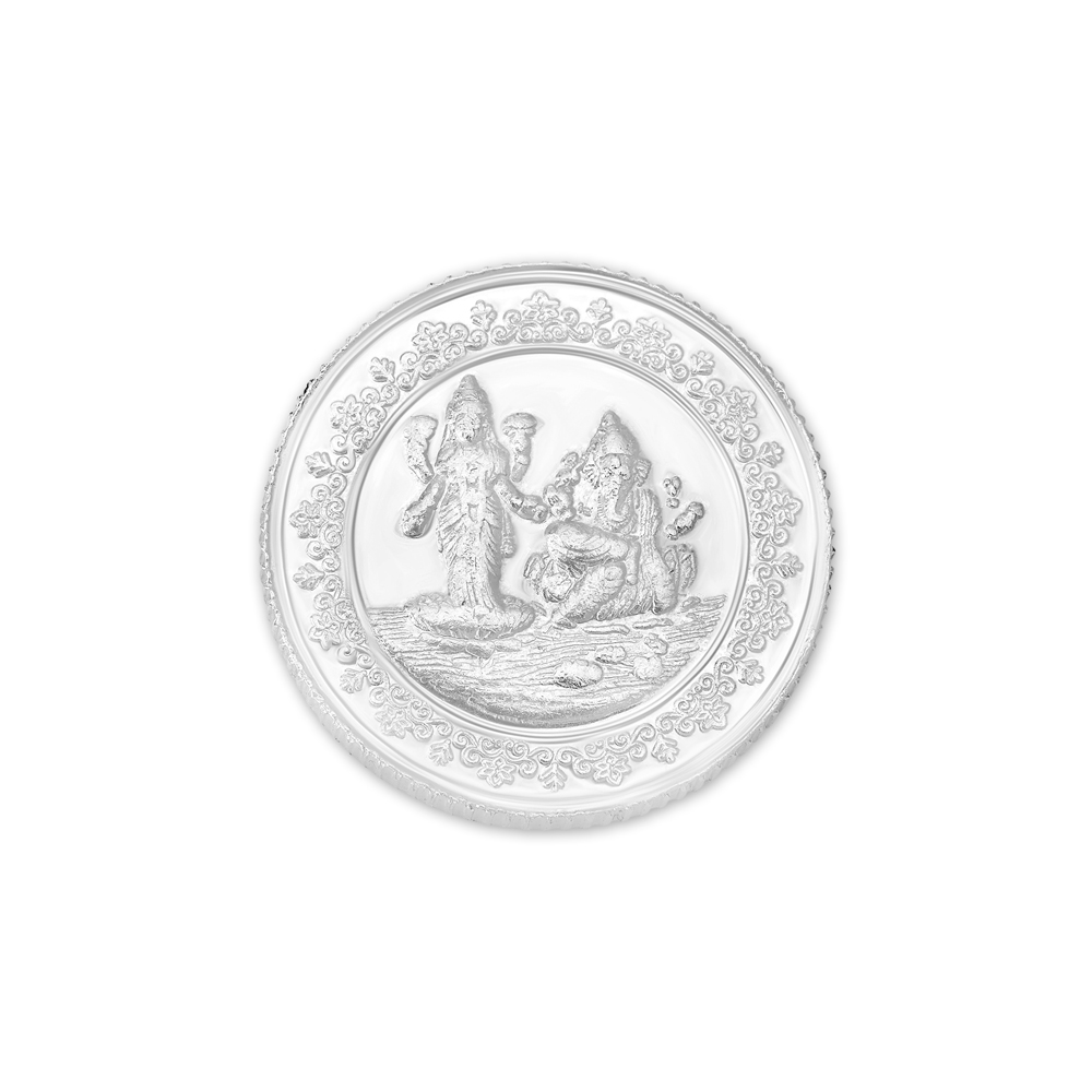 Ganesha And Lakshmi 10 Gram 999 Purity Silver Coin,,hi-res image number null