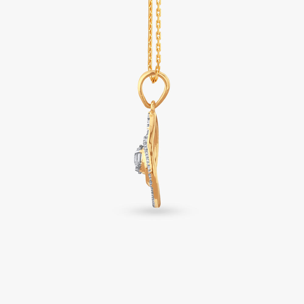 Radiant Spiral Diamond Pendant,,hi-res image number null