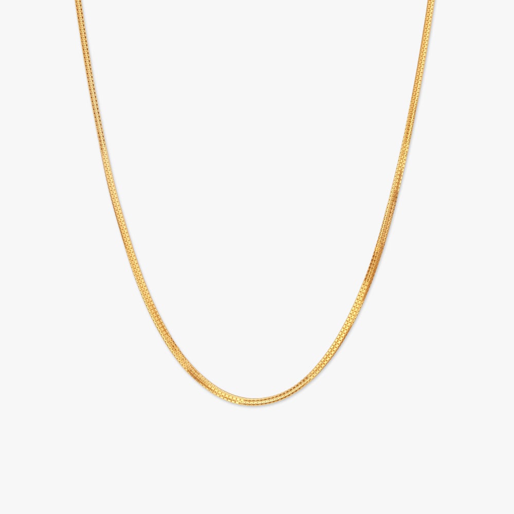 

Flat Gleam Gold Chain