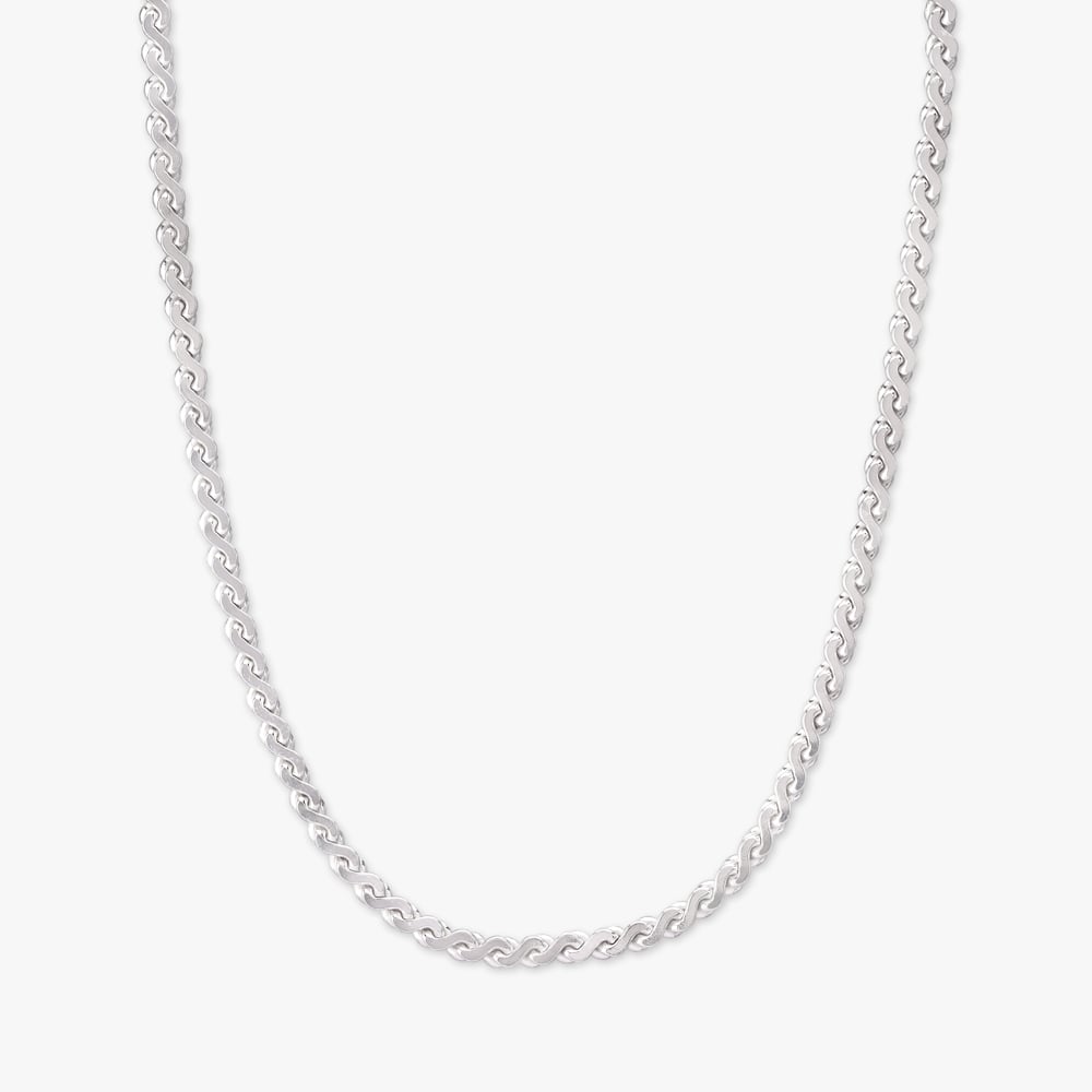 

Twist Flex Silver Chain for Men