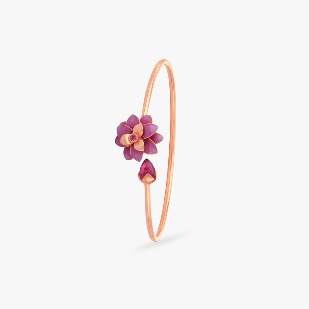 Rosette Dream Gold Bangle,,hi-res image number null