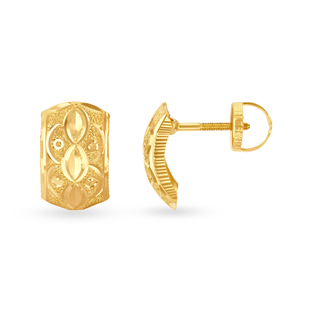 Rustic Intricate Stud Earrings,,hi-res image number null