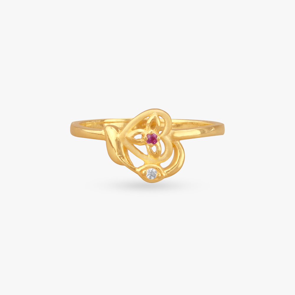 

Love Knot Gold Finger Ring