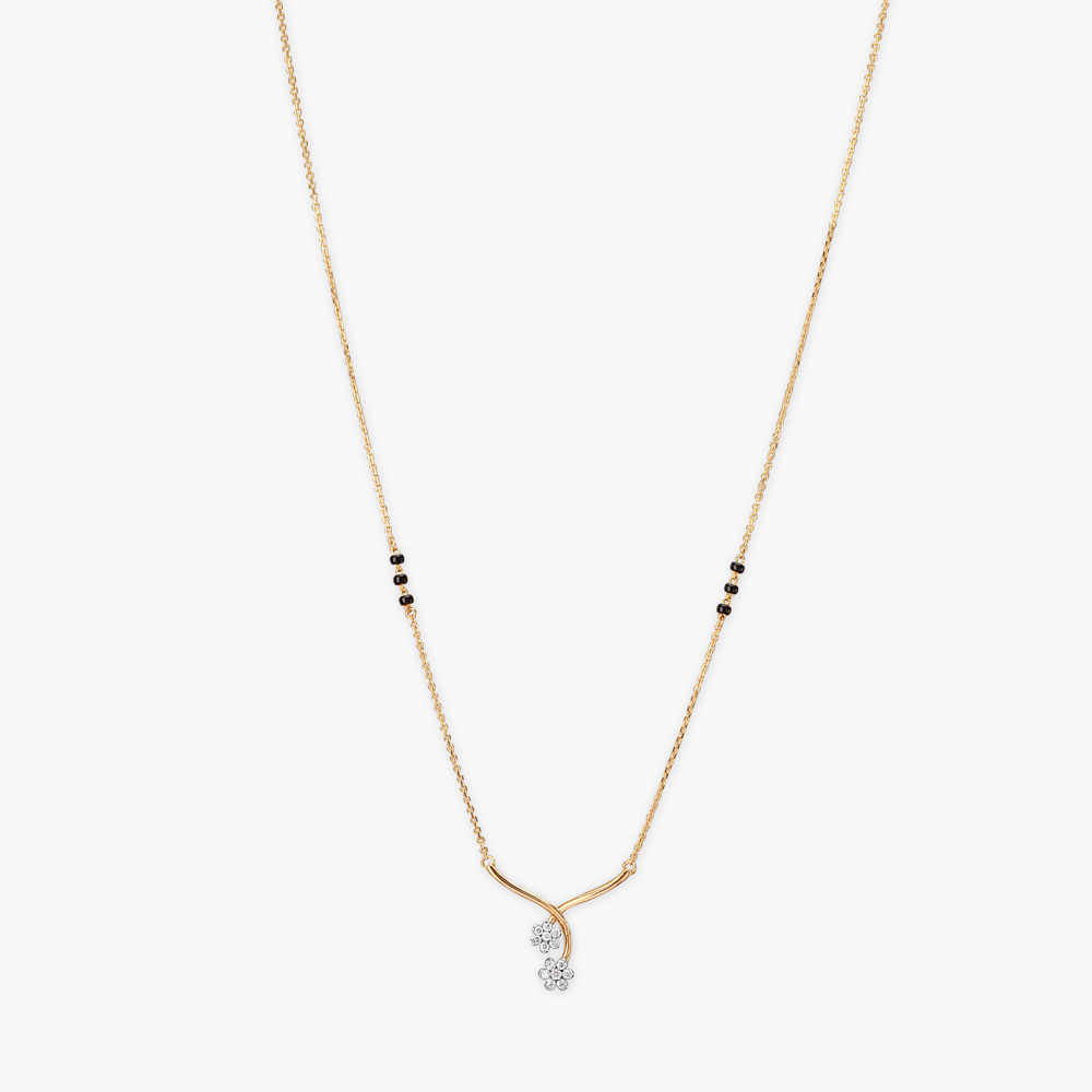 Timeless Twist Diamond Mangalsutra,,hi-res image number null