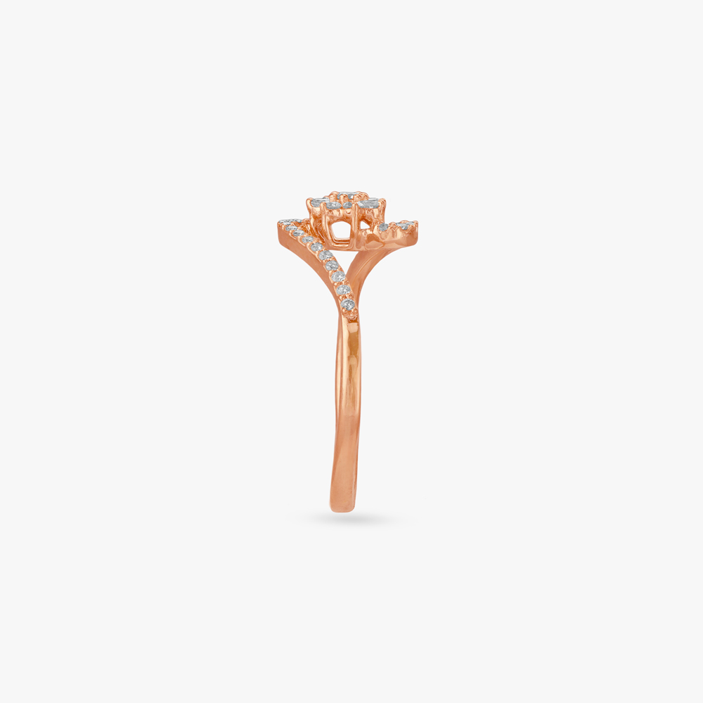 Dainty Curve Diamond Finger Ring,,hi-res image number null