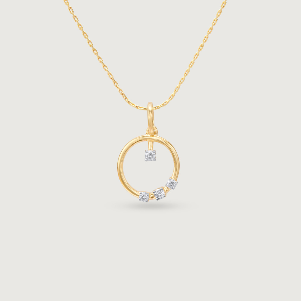 Twinkling Loop Diamond Pendant,,hi-res image number null