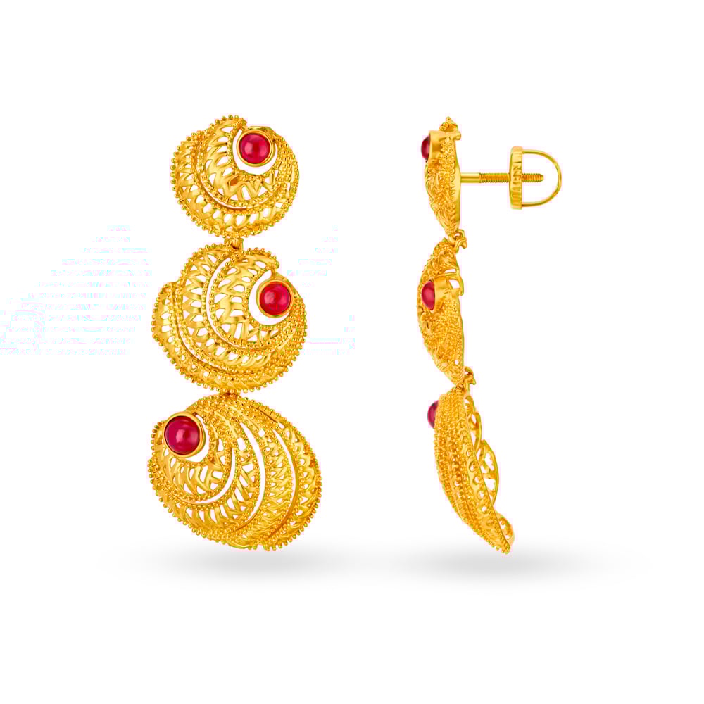 Enchanting Gold Necklace Set