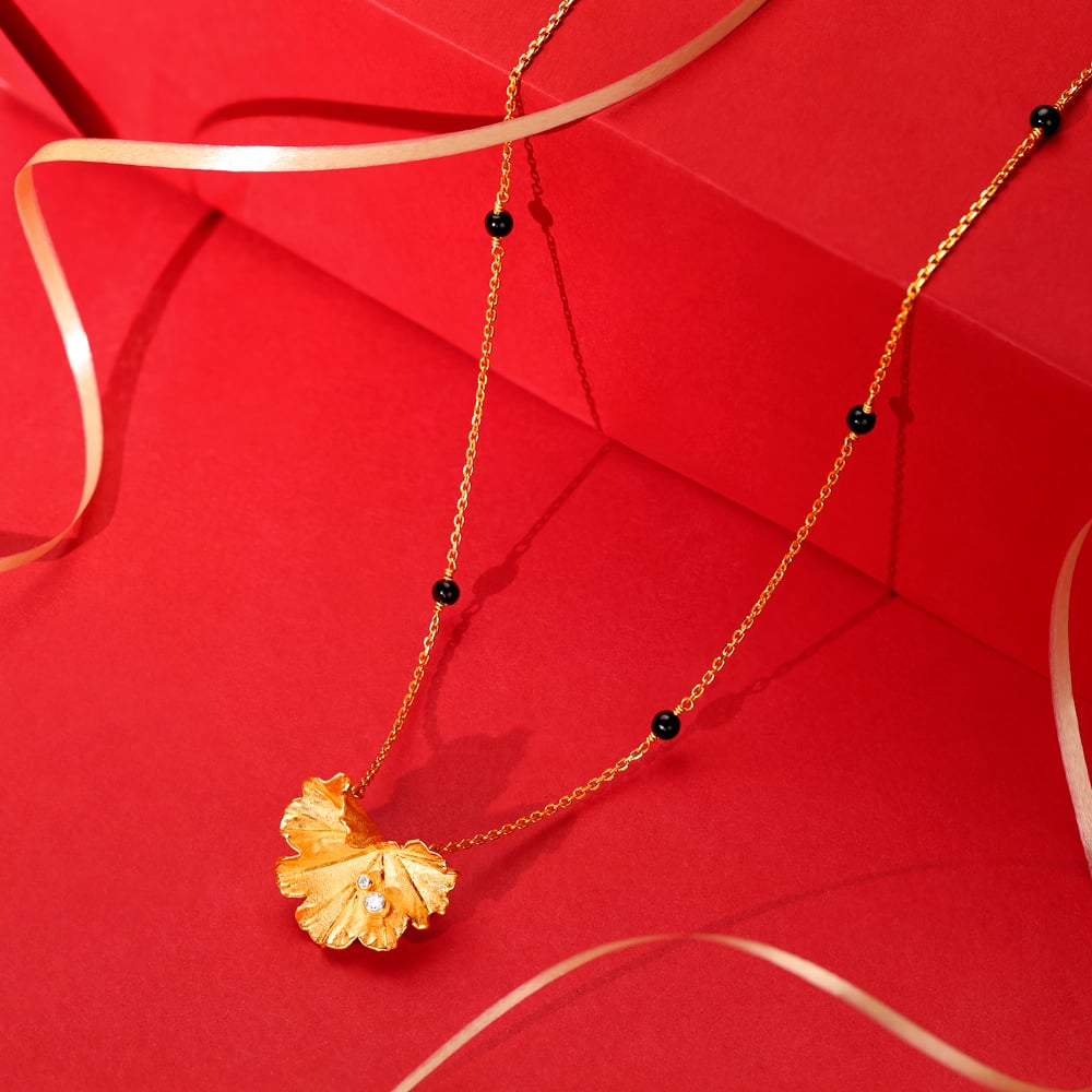 Autumn Chimes Diamond Pendant with Chain,,hi-res image number null
