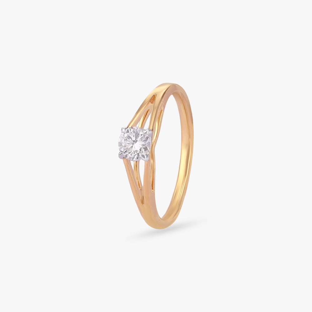 Open Embrace Solitaire Ring,,hi-res image number null