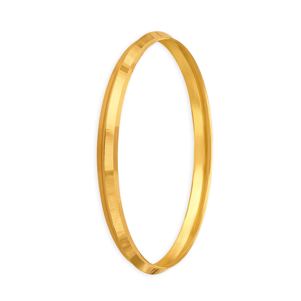 Minimalistic Gold Kada for Men,,hi-res image number null