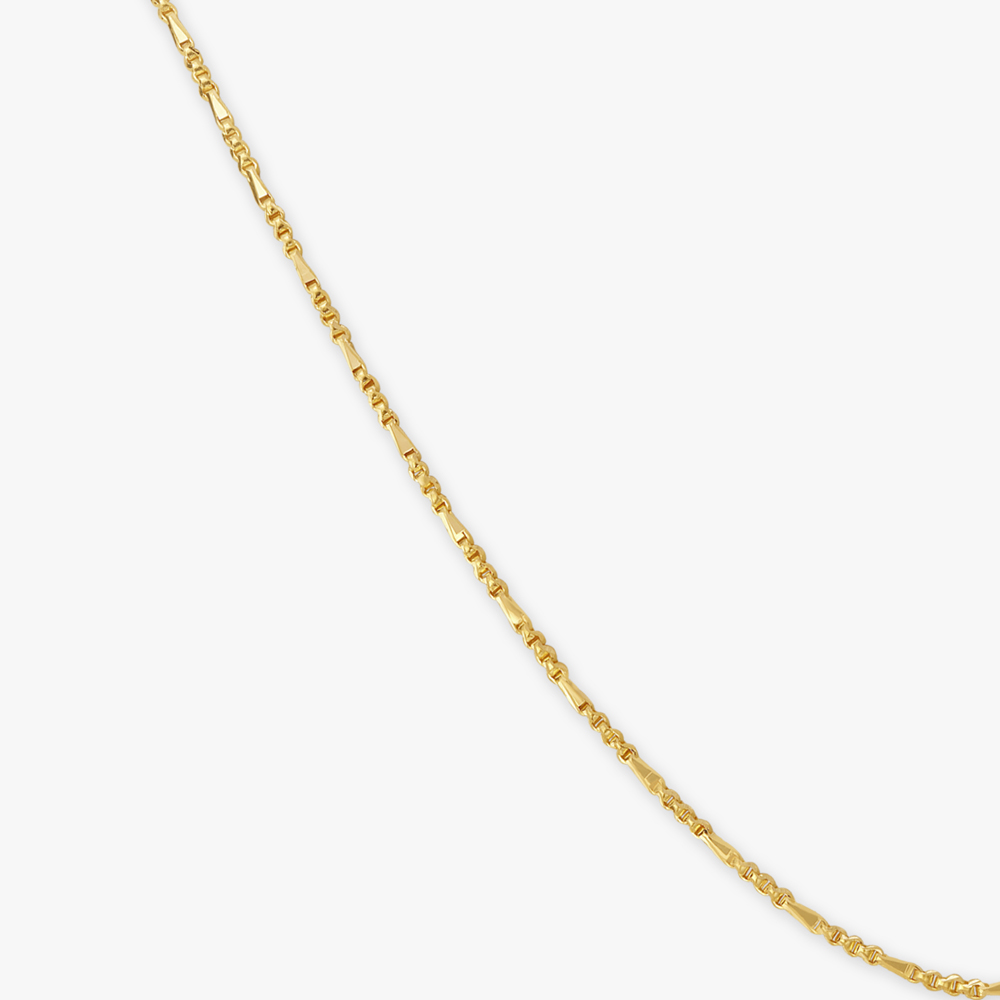 Bar Link Gold Chain,,hi-res image number null