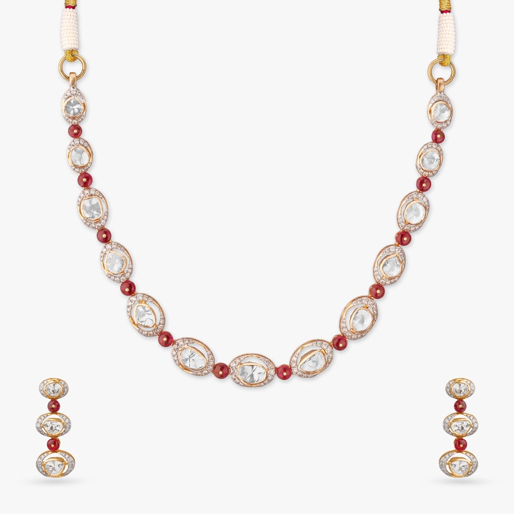 Oval Muse Diamond Necklace Set,,hi-res image number null