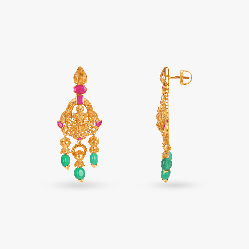 Glistening Gold Necklace Set,,hi-res image number null