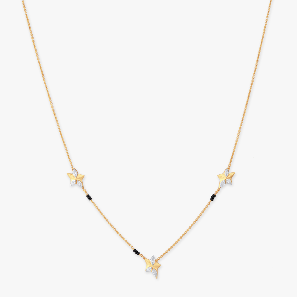 Starlight Grace Diamond Mangalsutra,,hi-res image number null