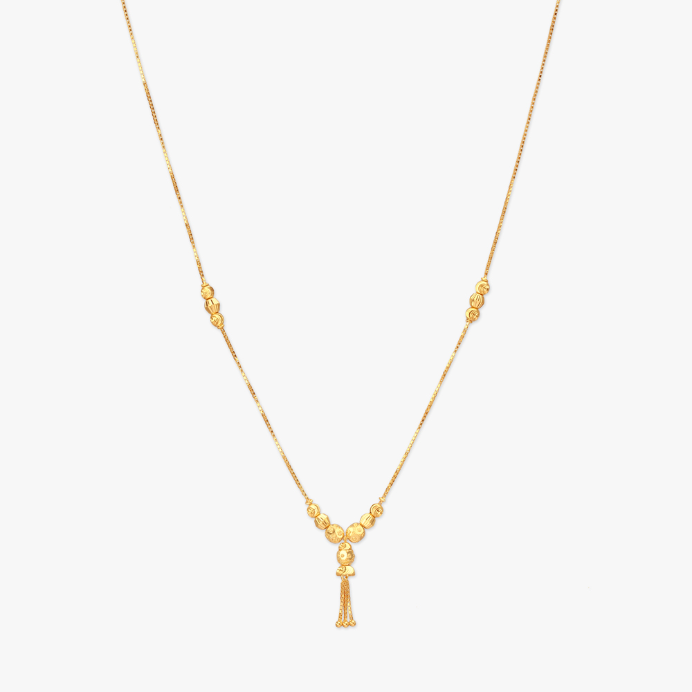 

Tassel Charm Gold Chain