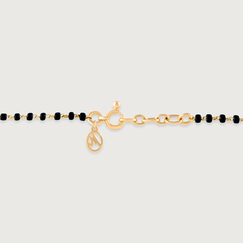 Aurora Glow Gold and Diamond Mangalsutra,,hi-res image number null