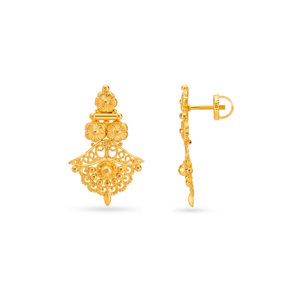 Intricate Gold Necklace Set,,hi-res image number null