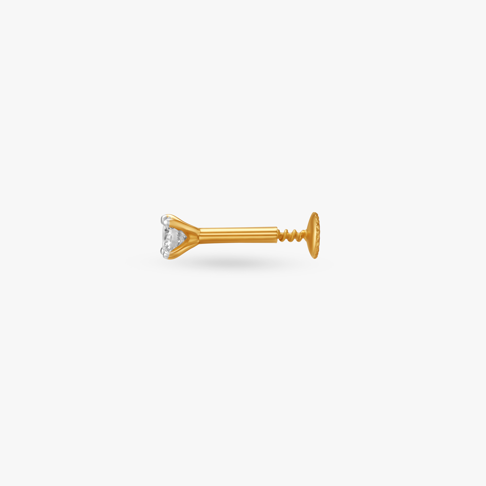Charming Diamond Nose Pin,,hi-res image number null