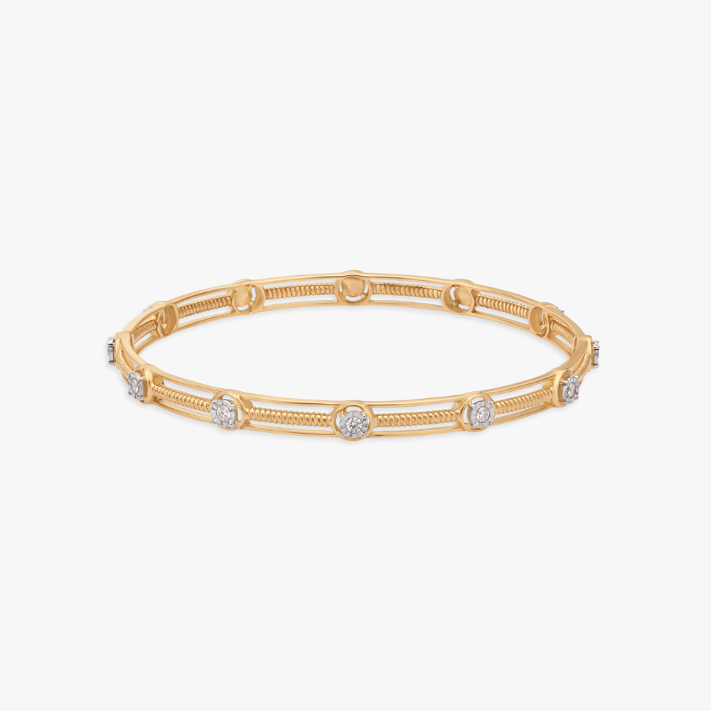 Corded Dazzle Diamond Bangle,,hi-res image number null