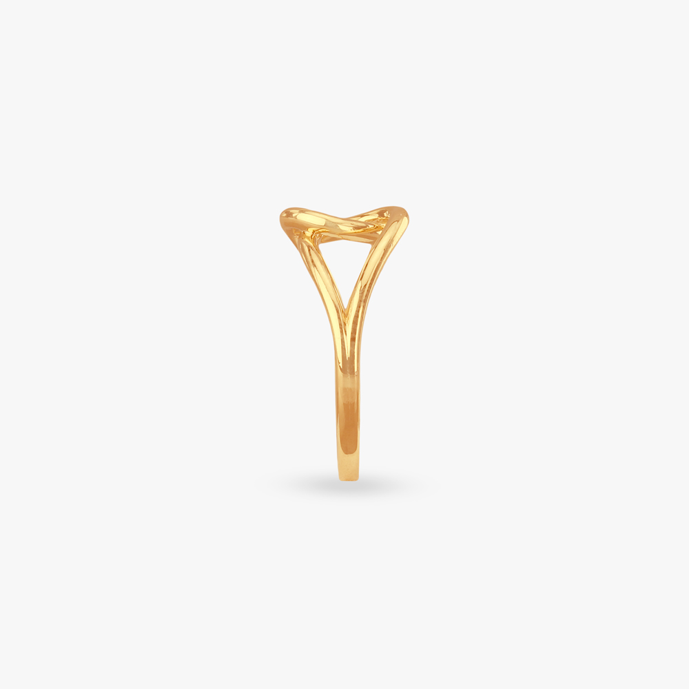 Twist Echo Gold Ring,,hi-res image number null
