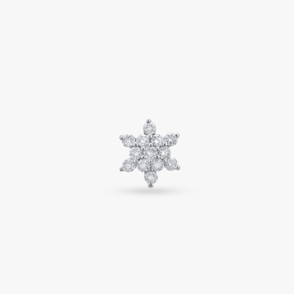 Heirloom Blossom Diamond Nose Pin,,hi-res image number null