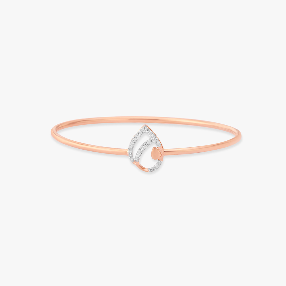 

Gleam Drop Diamond Bangle