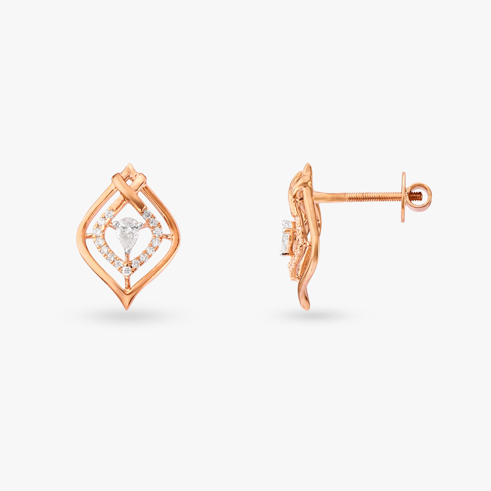 Splendor Diamond Stud Earrings