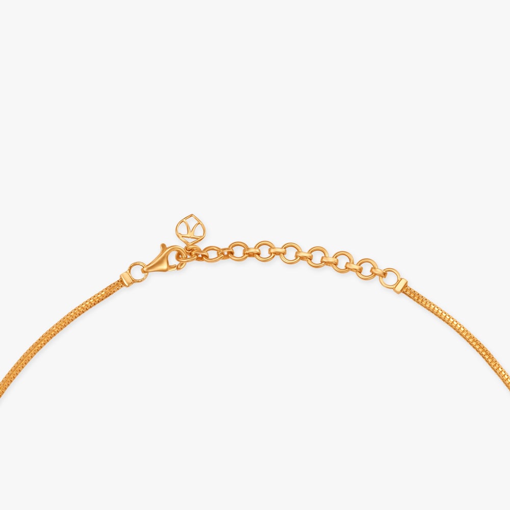 Glimmering Wave Diamond Necklace Set,,hi-res image number null