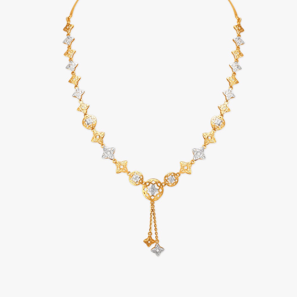 

Charming Floral Necklace Set