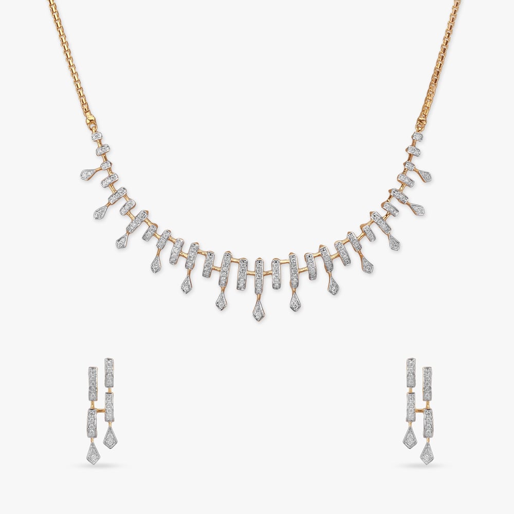 Radiant Rhythm Diamond Necklace Set,,hi-res image number null