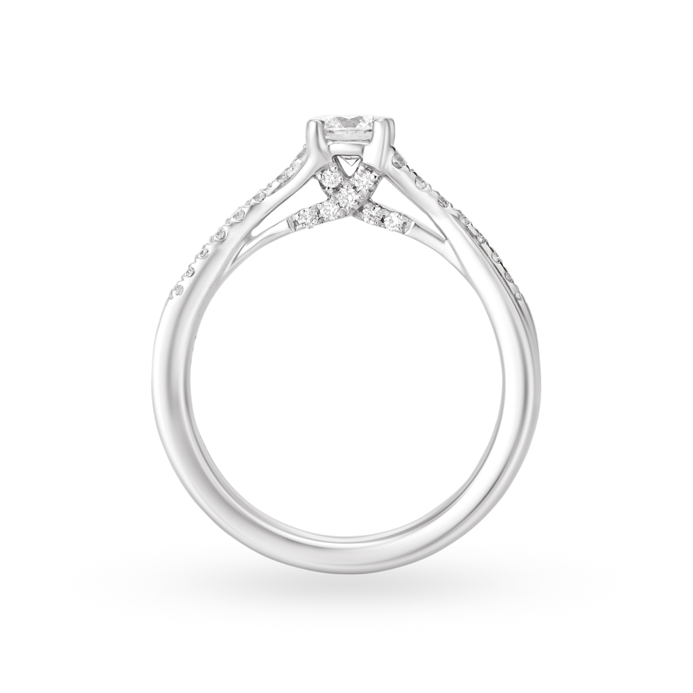 Majestic Solitaire Platinum Diamond Ring,,hi-res image number null