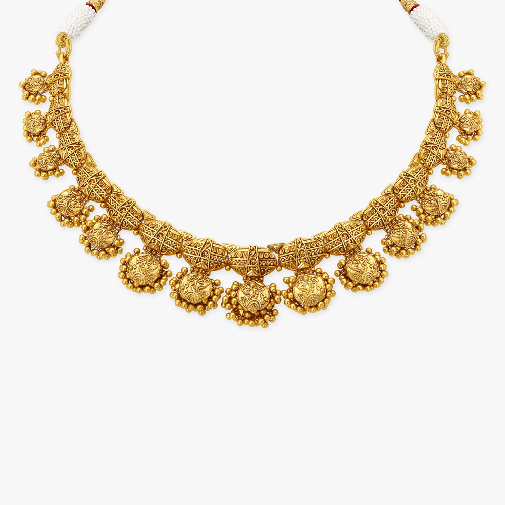 Temple Artistry Gold Necklace Set,,hi-res image number null