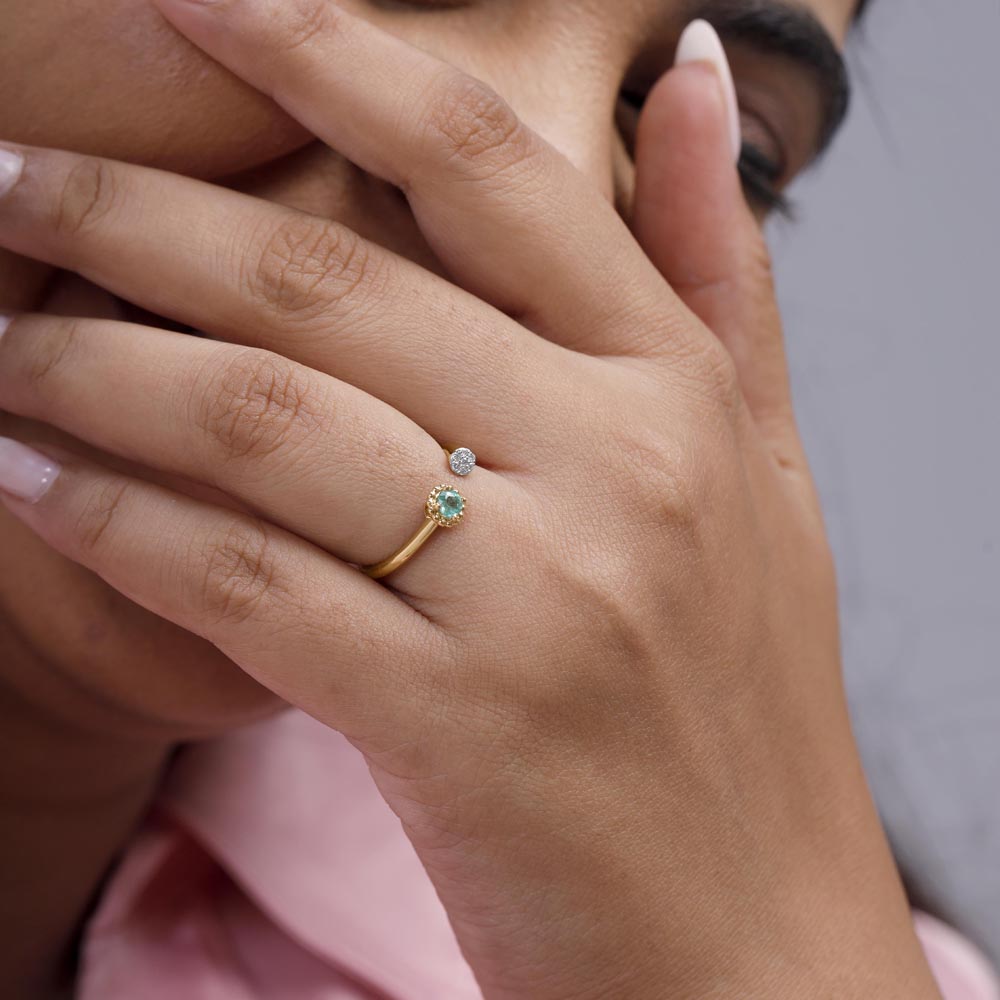 Verdant Glow Diamond Ring,,hi-res image number null