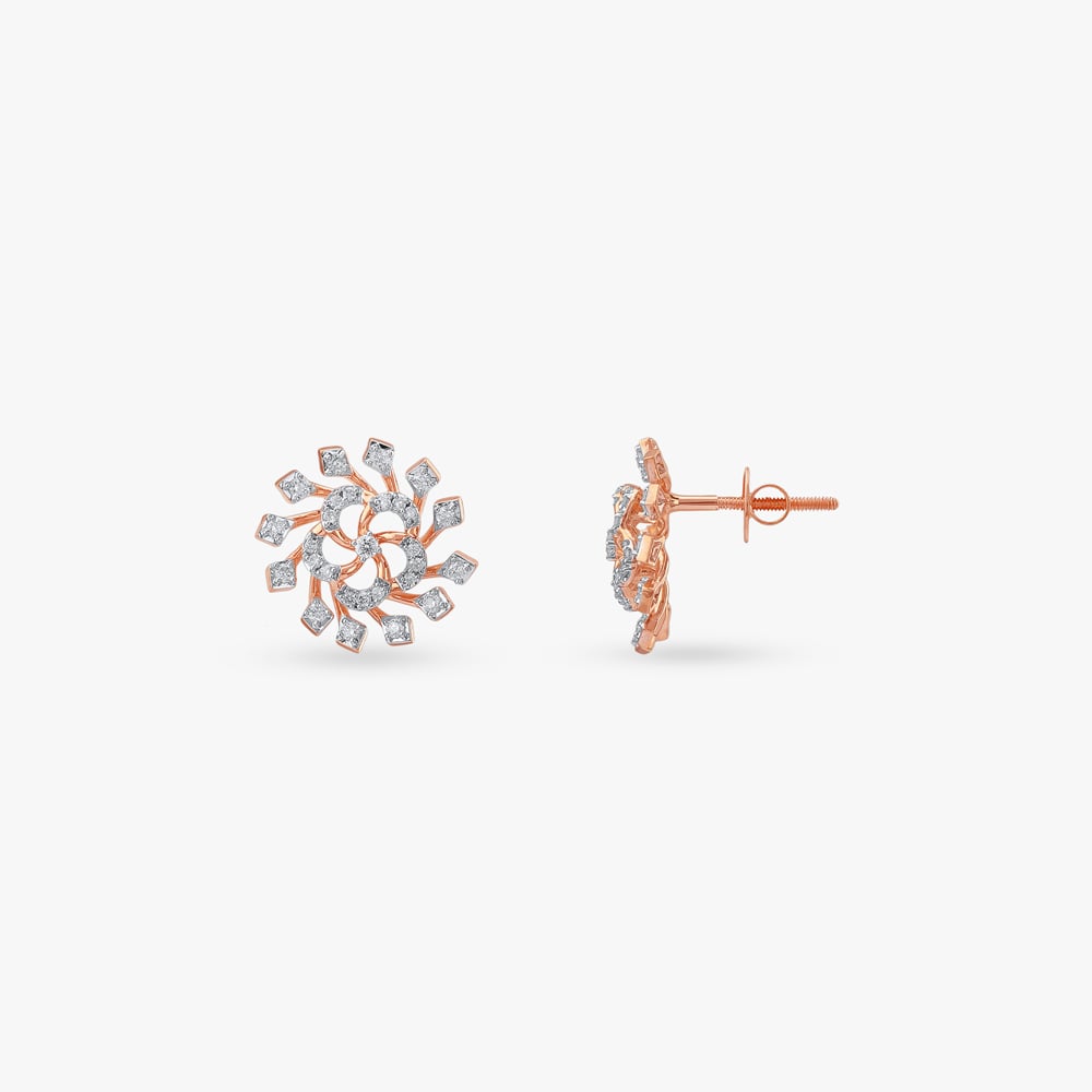 Swirl Royale Diamond Pendant and Earrings Set,,hi-res image number null