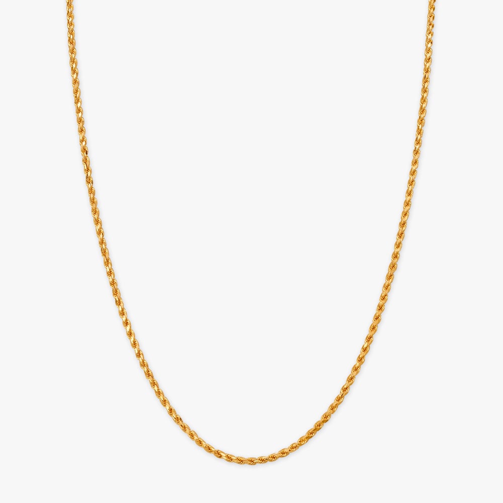 

Twisted Rope Gold Chain